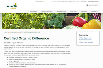<h3>The Certified Organic Difference</h3>
<p>Australia has 12.0 million hectares of Certified Organic land, nearly a third of the world’s 37.5 million hectares.</p>
