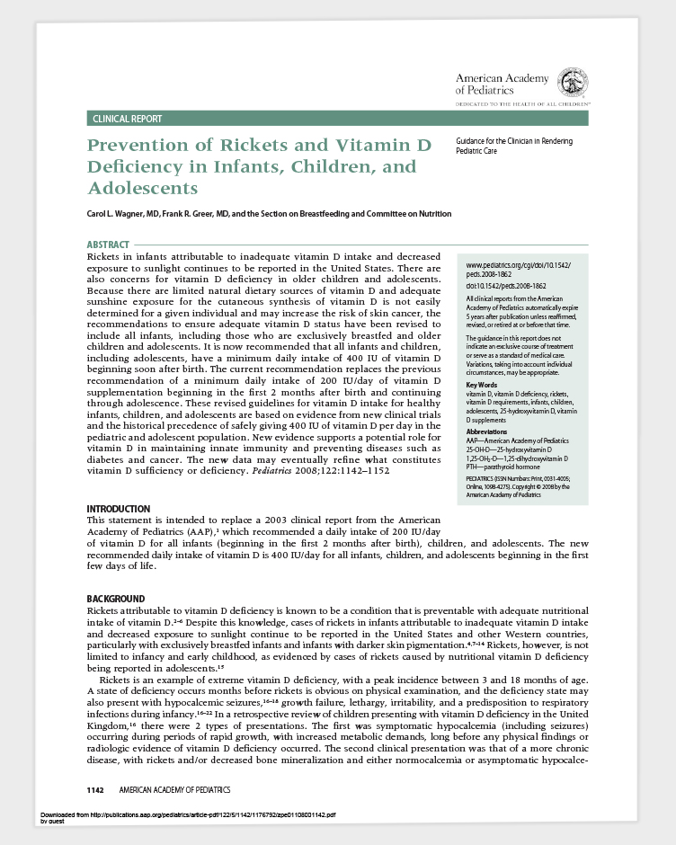 Prevention-of-Rickets,-Vitamin-D-Deficiency-in-Infants,-Children,-and-Adolescents